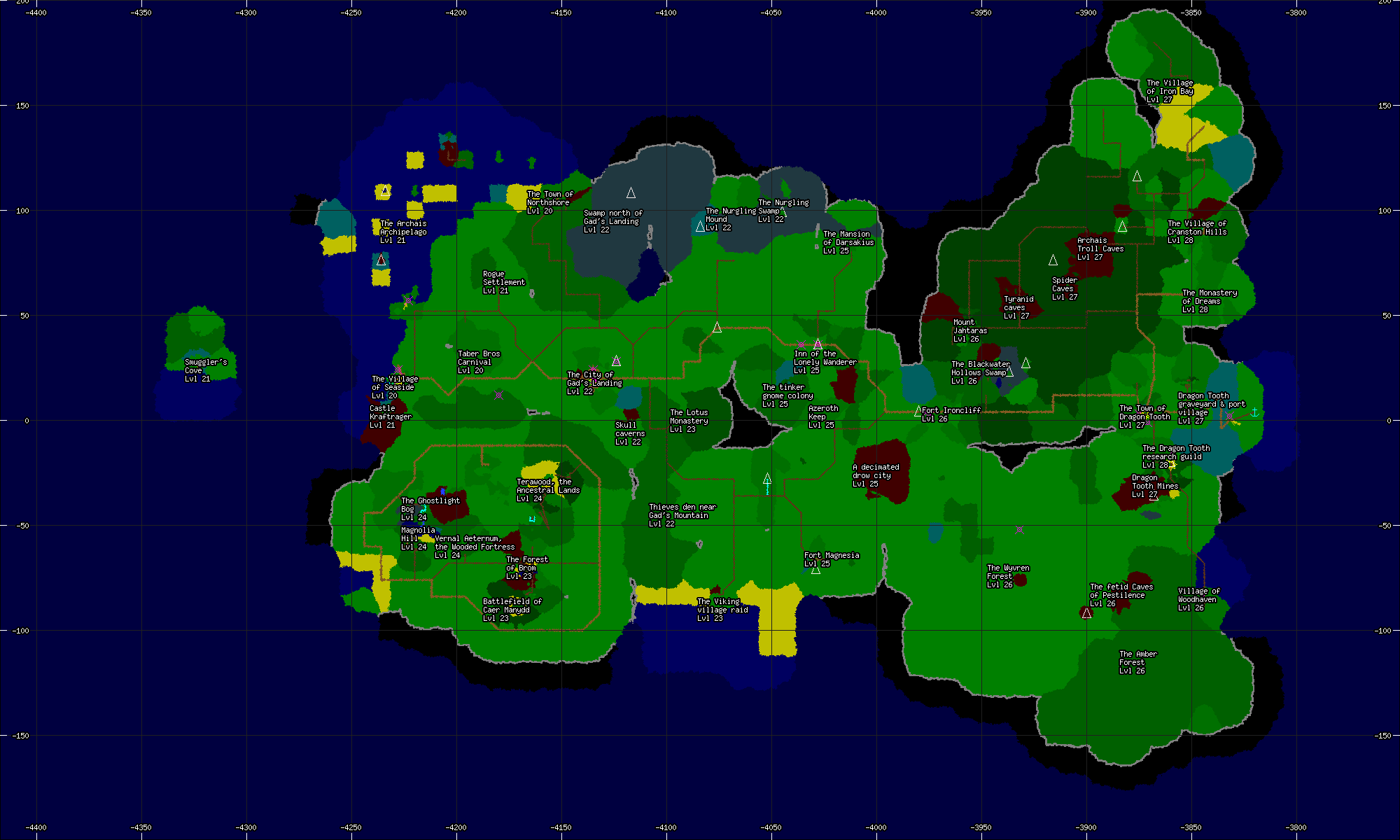 Area Map of the Island of Archais