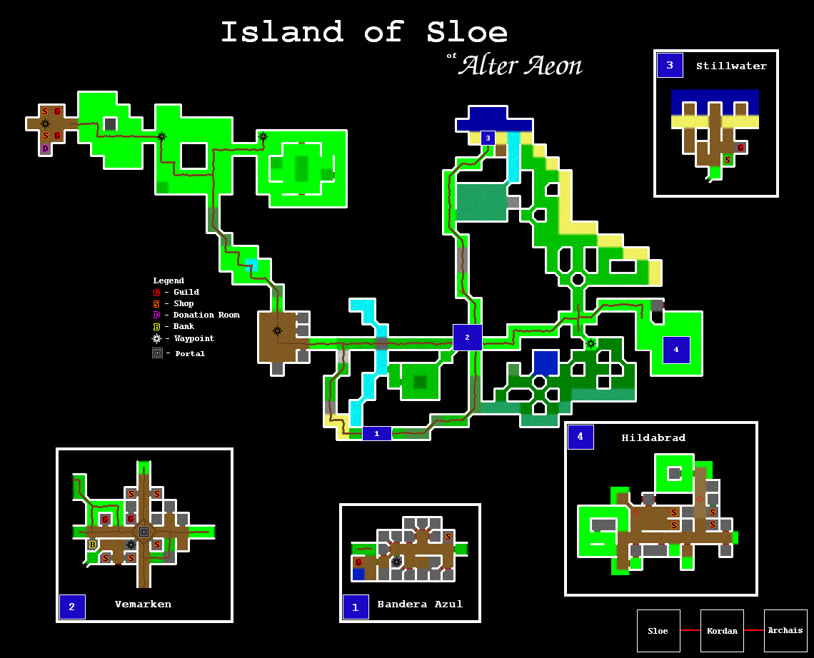 Map of the Island of Sloe